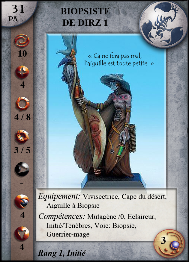 Biopsiste de Dirz 1 (Cape)